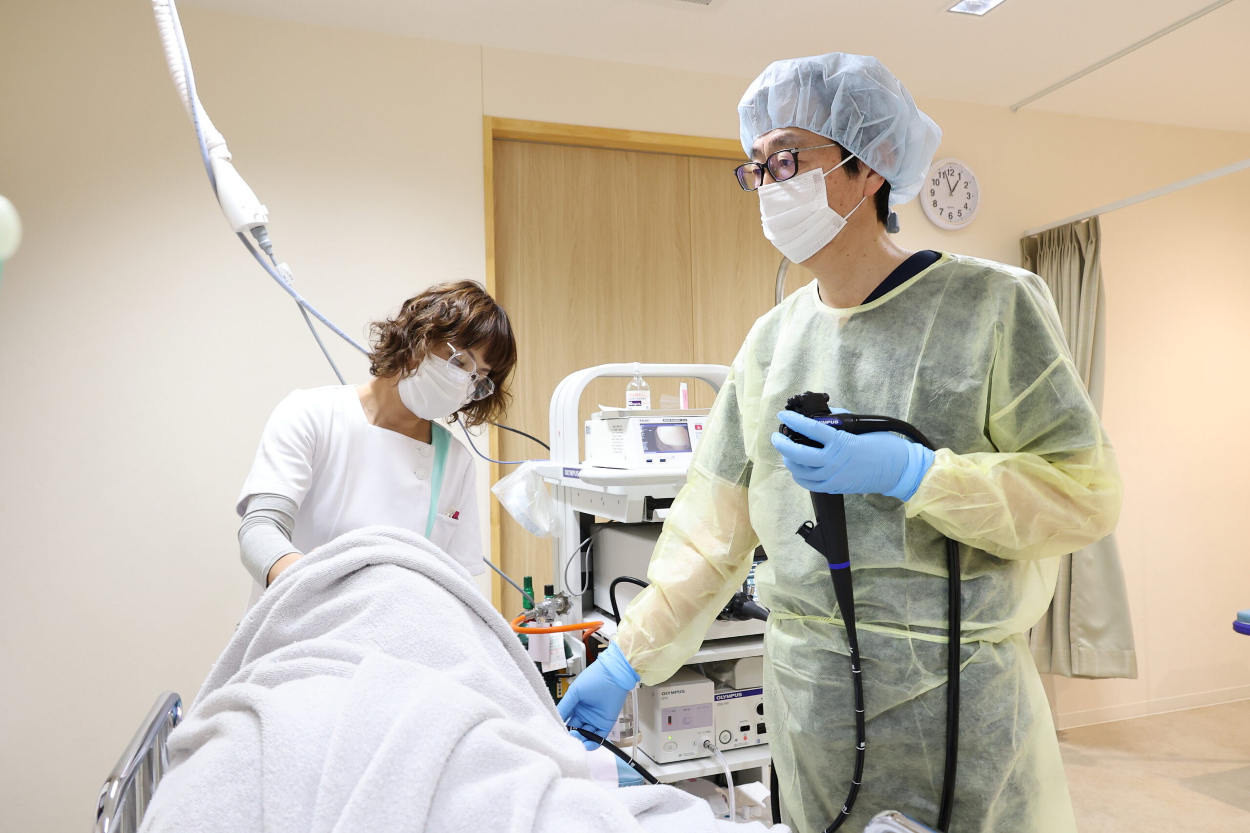 大腸カメラ検査の様子